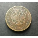Austria-Hungary 4 Krajcár 1864 B