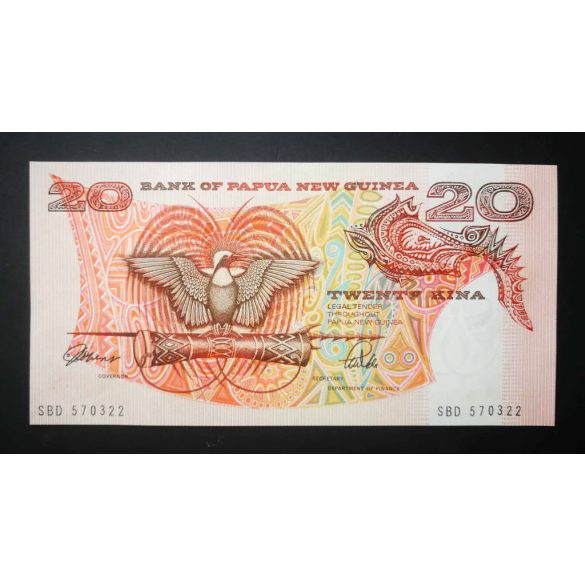 Papua New Guinea 20 China 1989 UNC