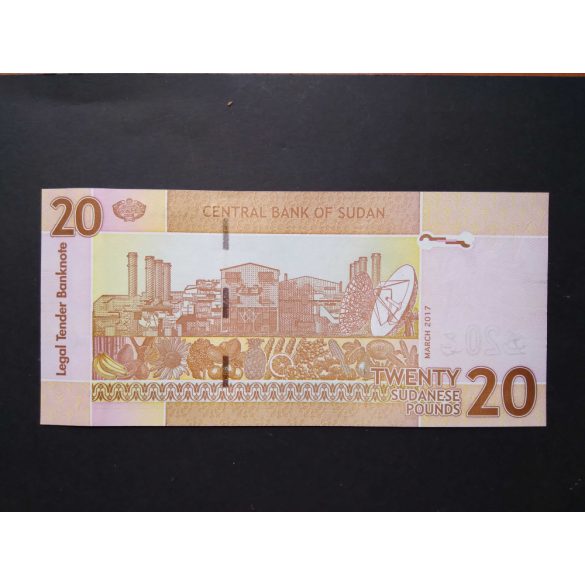 Szudán 20 Pounds 2017 Unc