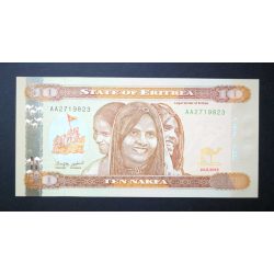 Eritrea 10 Nakfa 2012 UNC