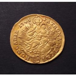 Hungary Maria Theresia Duke 1745 gold 3.45 g