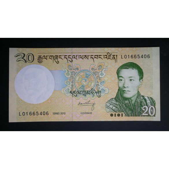 Bhután 20 Ngultrum 2013 Unc 