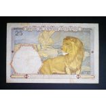 Francia Nyugat-Afrika 25 Francs 1937 F