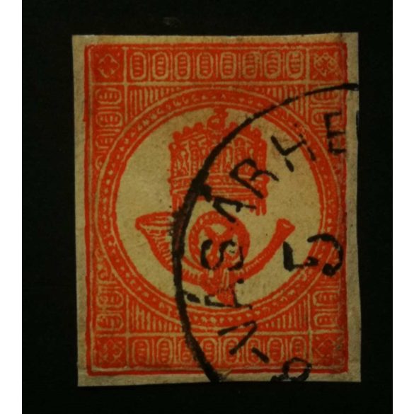 Hungary 1871 newspaper stamp lithographed (Maro)s-Vásárhe(ly)