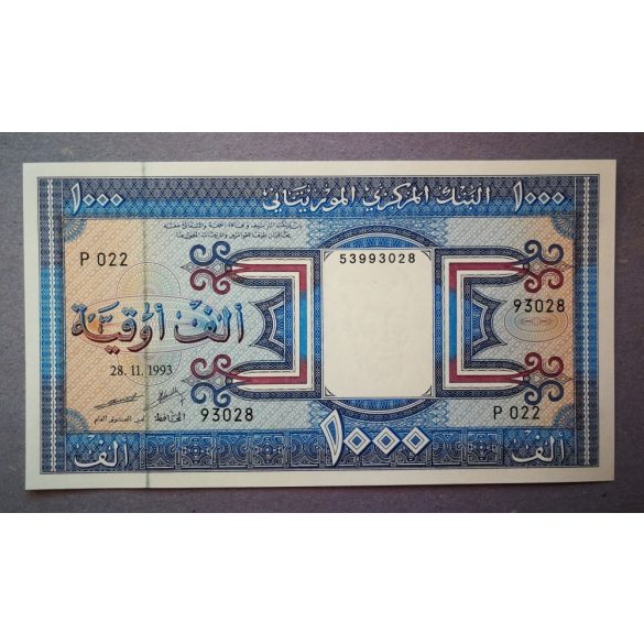 Mauritánia 1000 Ouguiya 1993 UNC