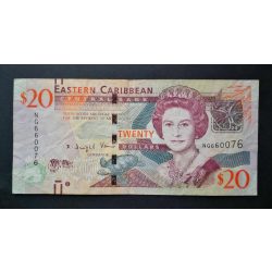 Kelet-karibi Államok 20 Dollars 2015 F