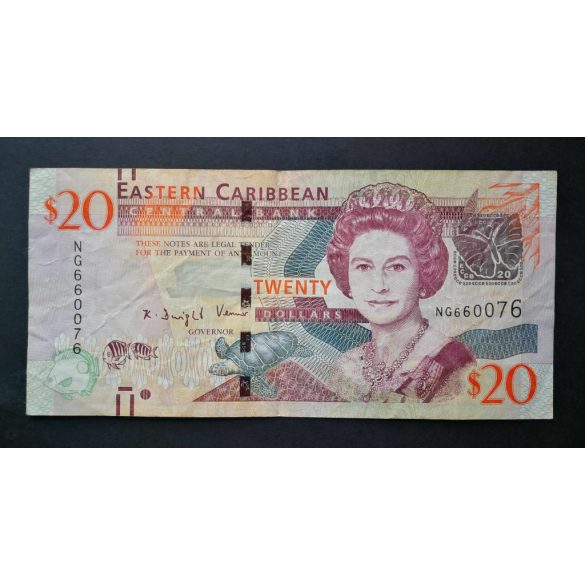 Kelet-karibi Államok 20 Dollars 2015 F