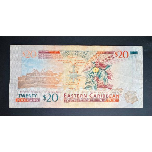 Kelet-karibi Államok 20 Dollars 2015 F