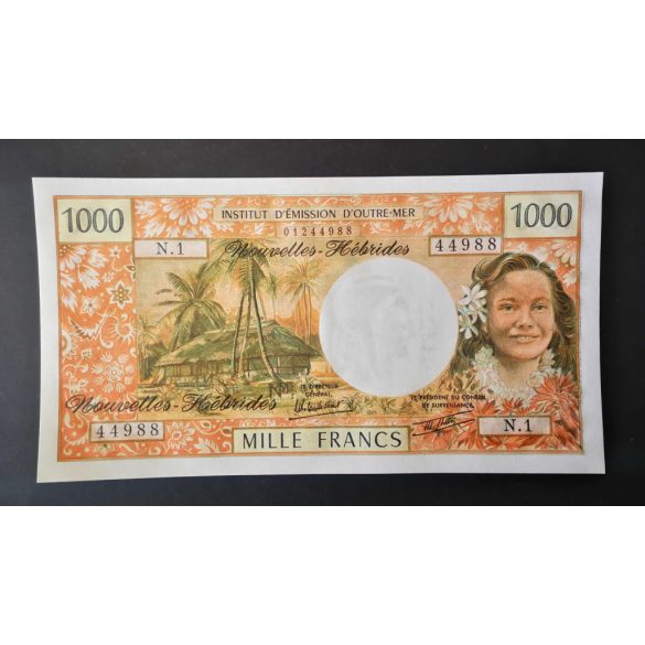 New Hebrides 1000 Francs 1979 UNC