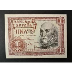 Spain 1 Peseta 1953 UNC