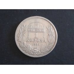 Ferenc József of Hungary 1 Crown 1895 KB silver