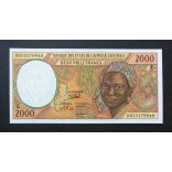 Central African States Gabon 2000 Francs 2000 UNC