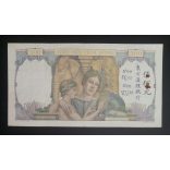 French Indochina 500 Piastres 1939 F