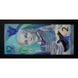 Barbados 2 Dollars 2022 UNC 