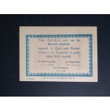 Austria 50 Heller 1920 Unc Sparbach