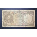 Greece 1000 Drachma 1947 VG