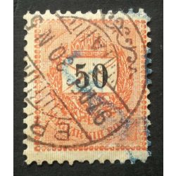   Hungary 1889 Letter, black cipher 50 kr. perf. 11 1/2 BRA(SSÓ) used