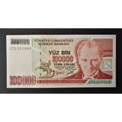 Turkey 100000 Lira 1997 UNC