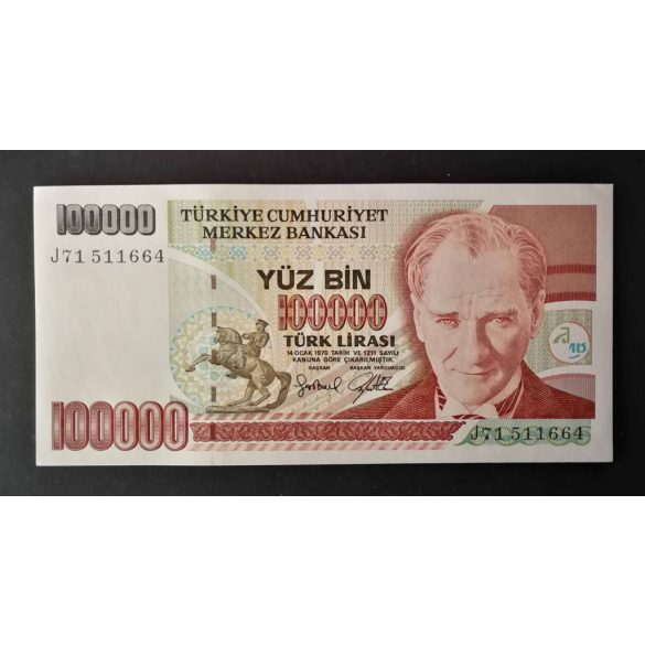 Turkey 100000 Lira 1997 UNC