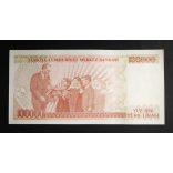 Turkey 100000 Lira 1997 UNC