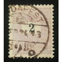   Hungary 1889 Letter, black cipher 2 kr. perf. 12:11 3/4 (Bu)dapest used