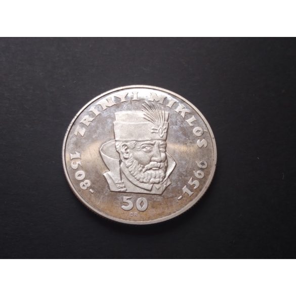 Hungary Zrínyi 50 Forint 1966, PP silver