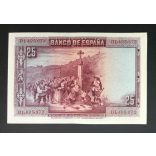 Spain 25 Pesetas 1928 XF
