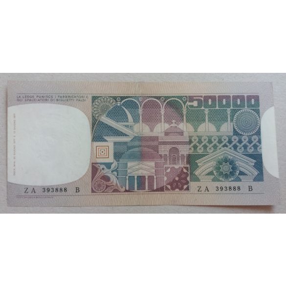 Italy 50000 Lire 1977 XF+