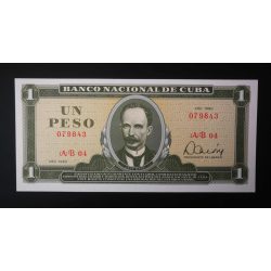 Cuba 1 Peso 1980 UNC