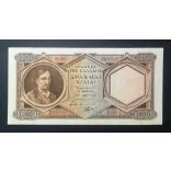 Greece 1000 Drachma 1944 VF