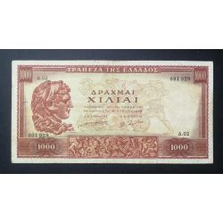 Greece 1000 Drachma 1956 F