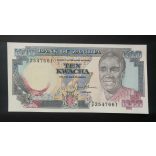 Zambia 10 Kwacha 1991 UNC