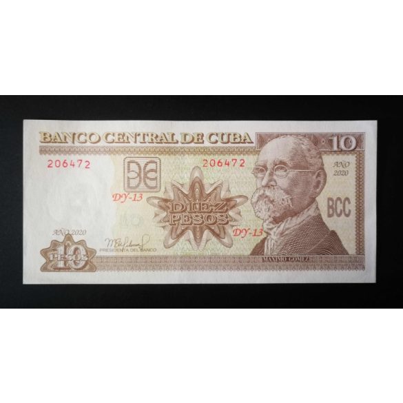 Cuba 10 Pesos 2020 Unc-