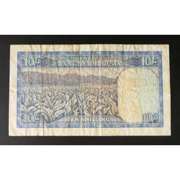 Rhodesia 10 Shillings 1968 F