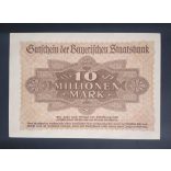 Germany München 10 Millió Mark 1923 aUnc+