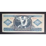 Hungary 20 Forints 1965 XF-