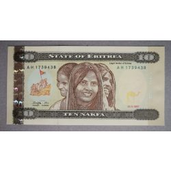 Eritrea 10 Nakfa 1997 UNC