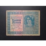 Ausztria-Magyarország 1000 Korona 1922 F-