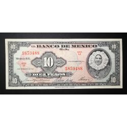 Mexikó 10 Pesos 1961 VF