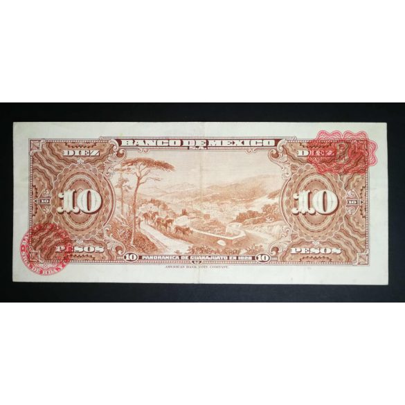 Mexikó 10 Pesos 1961 VF