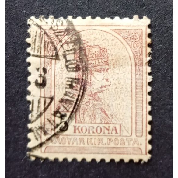 Hungary 1900 King Franz Joseph 5 K. perf. 12 : 11 3/4 ...SZÉLŐ HIVATAL used