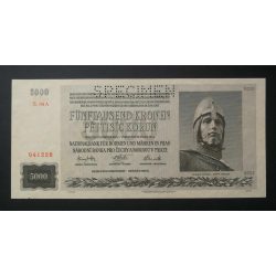   Protectorate of Bohemia and Moravia 5000 Korun 1944 Specimen aUnc