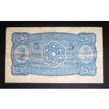 Norway 5 Kroner 1943 F+