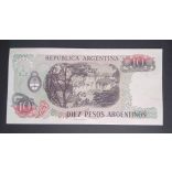 Argentina 10 Pesos 1983 UNC