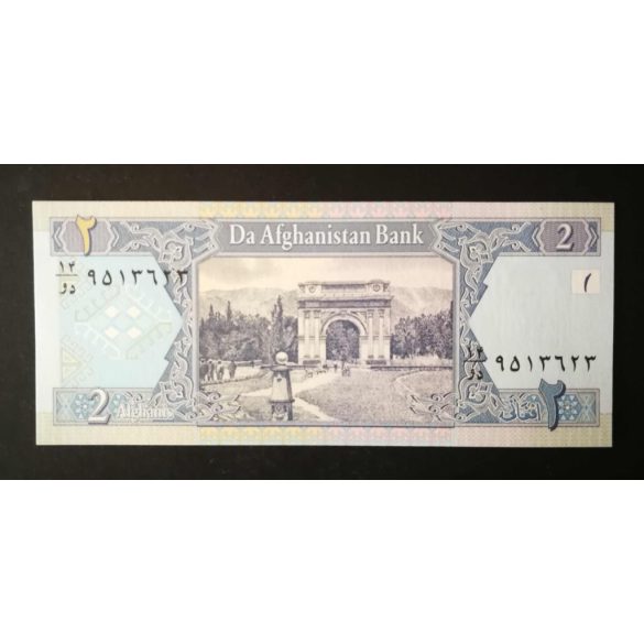 Afganisztan 2 Afghanis 2002 Unc