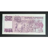 Singapore 2 Dollars 1992 Unc