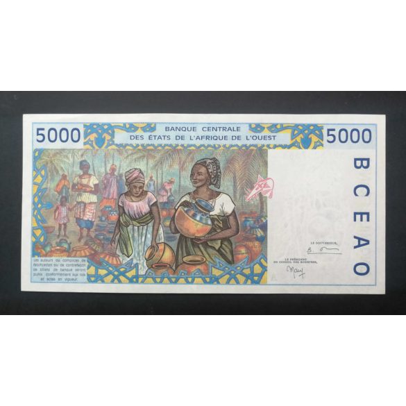 West African States 5000 Francs 1999 XF