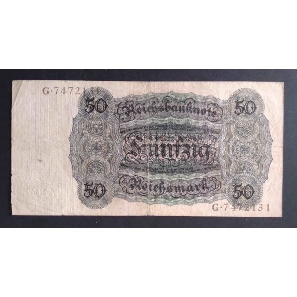 Germany 50 Reichsmark 1924 F