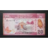 Sri Lanka 20 Rupees 2020 UNC