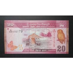 Sri Lanka 20 Rupees 2020 UNC